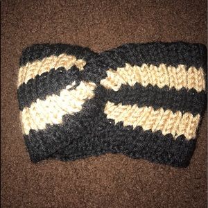 Black & Cream Headband